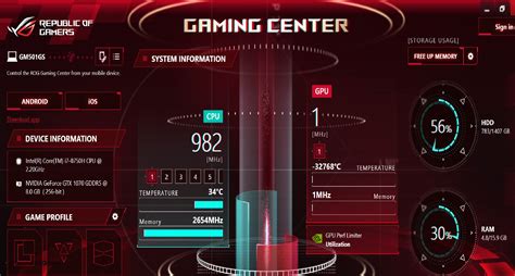 Gaming Centre showing wrong GPU information - Republic of Gamers Forum ...