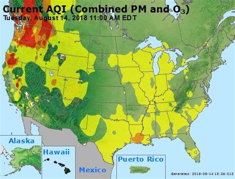 California Air Quality Map, Fires Causing Unhealthy Conditions - Newsweek