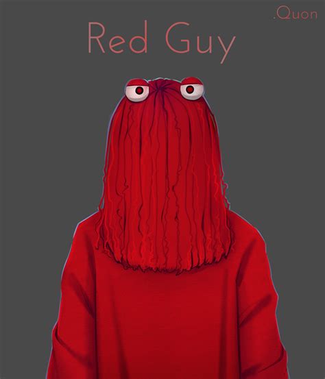 Fanart: Red Guy from Don't hug me i'm scared by GudDoShy on DeviantArt