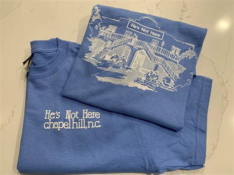 Original Tee - Carolina Blue » He's Not Here