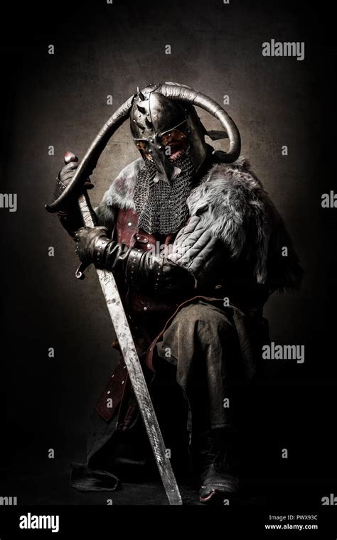 Portrait of a Viking Stock Photo - Alamy