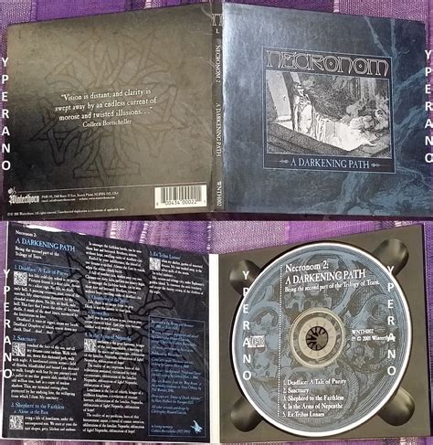 NECRONOM: A Darkening Path CD digipak. A la early Paradise Lost + My ...