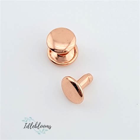 Double cap rivets (10 pack) in various sizes * Idleblooms