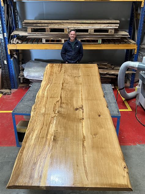 Oak Table Top (Fully Finished) 3800mm x 1200mm ⁄ Elephant Timber Supplies