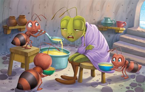 Stories for Children: The Ant and the Grasshopper