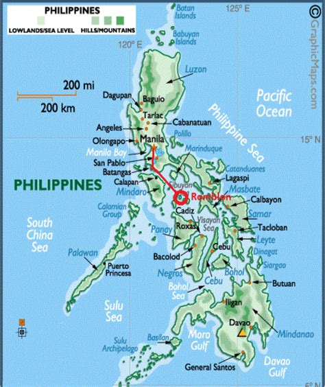 Romblon Philippines Map