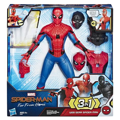 Spider-Man: Far From Home 13-Inch Web Gear Spider-Man Action Figure ...