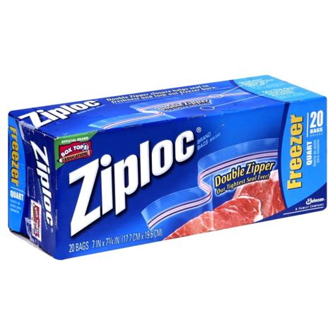 Ziploc Freezer Bags Quart