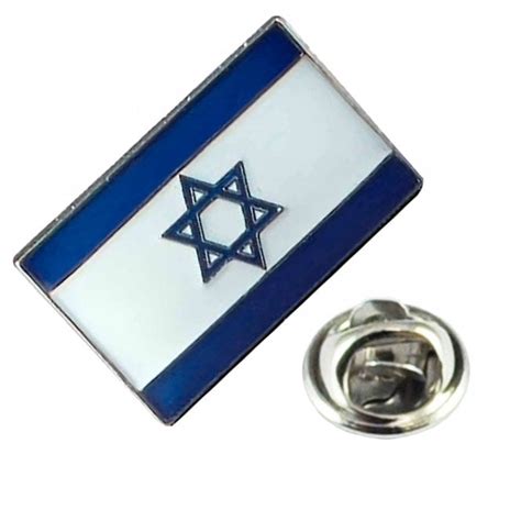 Israel Flag Lapel Pin Badge from Ties Planet UK