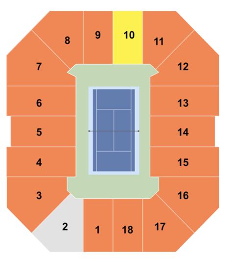 US Open Seating Chart for Arthur Ashe, Louis Armstrong Stadium and ...