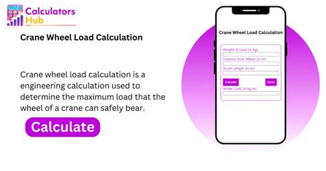 Crane Wheel Load Calculation Online