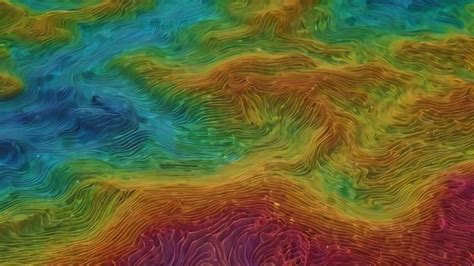 Premium AI Image | Topographic contour map with grid lines