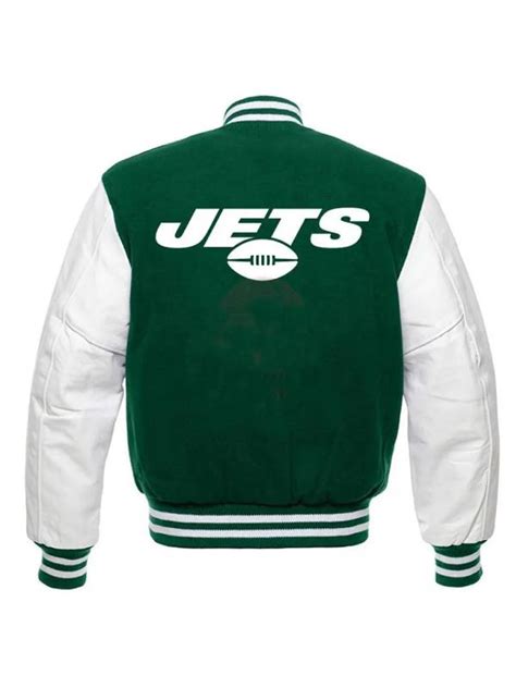 New York Jets Green and White Varsity Jacket | RockStar Jacket