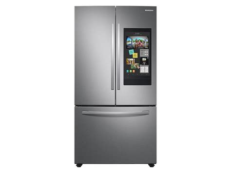 Stainless Steel 28 cu. ft. 3-Door French Door Refrigerator with Family ...