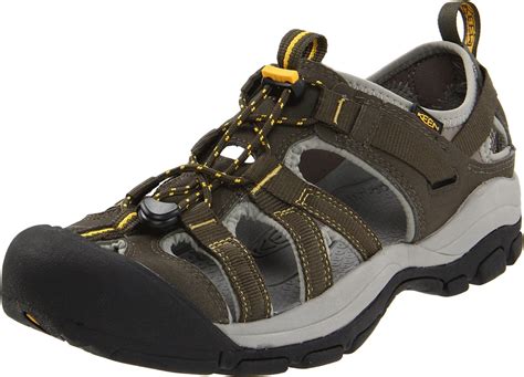 Keen Keen Mens Owyhee Sandal in Khaki for Men (forest night/yellow) | Lyst