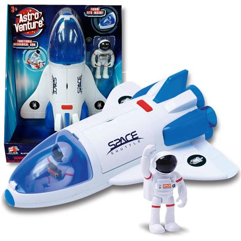 Buy Astro Venture Space Shuttle Toy - Plastic Spaceship for Kids with ...