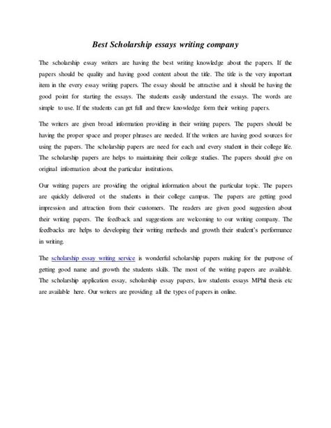 FREE 20+ Scholarship Essay Examples & Samples in PDF | Examples - Writing a essay ...