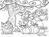 Apple Picking Coloring Pages sketch template