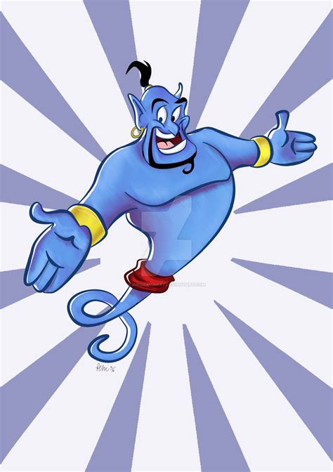 How To Draw The Genie From Aladdin