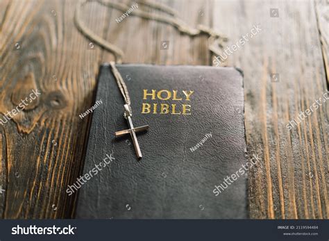 Study Bible Worship Concept Bible Cross Stock Photo (Edit Now) 2119594484