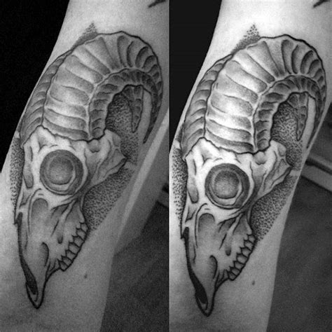 50 Stunning Goat Skull Tattoo Designs for Men [2023 Guide]