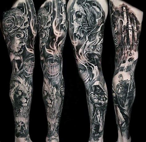 103 Black and Grey Tattoos for Men [2024 Inspiration Guide] | Black and ...