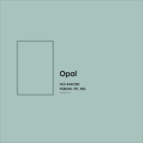 About Opal - Color meaning, codes, similar colors and paints - colorxs.com