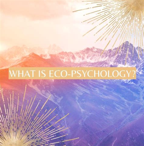 What is Ecopsychology? - California Women's Therapy