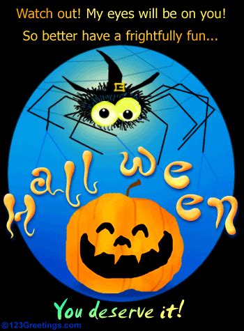 Happy Halloween Wishes! Free Happy Halloween eCards, Greeting Cards | 123 Greetings