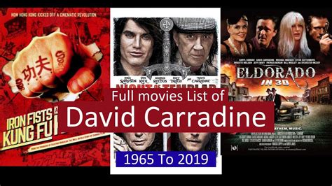 David Carradine Full Movies List | All Movies of David Carradine - YouTube