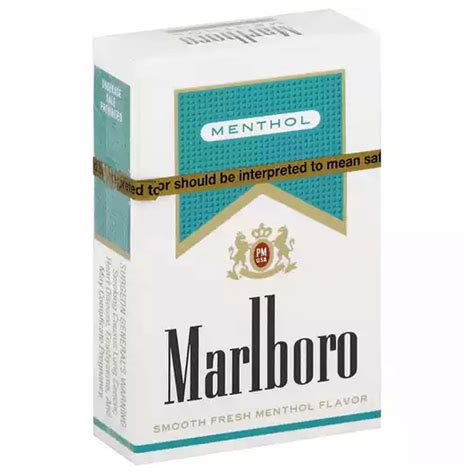 Marlboro Menthol Cigarettes Types