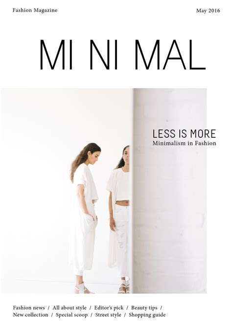 Minimal Fashion Magazine by Signature31 - Issuu