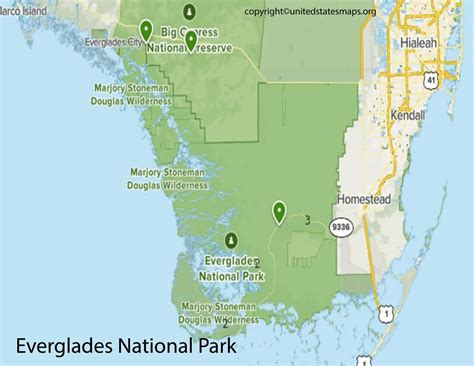 Everglades National Park Map [Florida National Park Map]