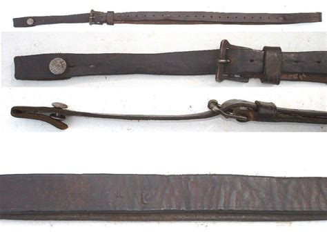 Italian Mannlicher Carcano M 1938 Leather Sling Finnish SA Marked | #1887244554