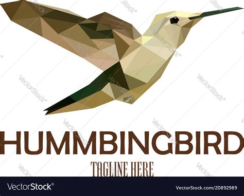 Hummingbird logo Royalty Free Vector Image - VectorStock