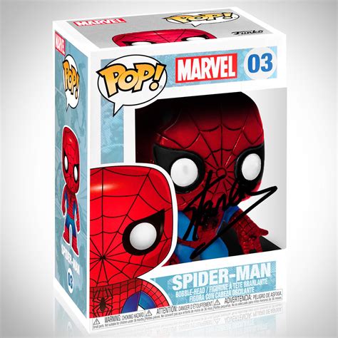 Spider-Man // Stan Lee Signed // Funko Pop - Signed Marvel Memorabilia ...