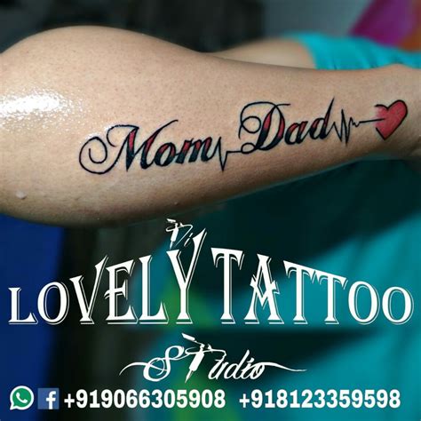 Arm Tattoo Love Mom Dad - Viraltattoo