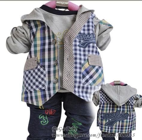 Cool Baby Boy Clothes | ... 4sets/lot Baby Suit, baby shirt+ pant + coat, cool autumn boy ...