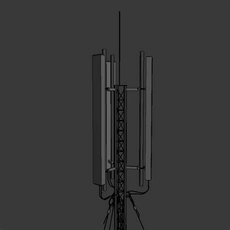 rooftop antenna 3d model