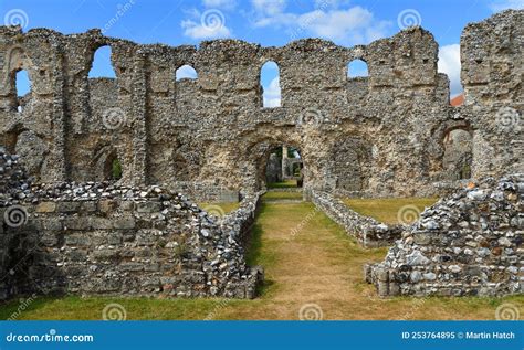 Ruins of Castle Acre Priory Norfolk. Stock Image - Image of architecture, castle: 253764895