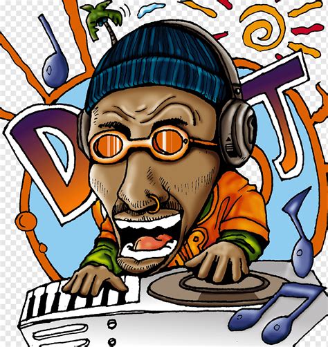 DJ illustration, Cartoon DJ character design, cartoon Character, comics, cartoons png | PNGWing