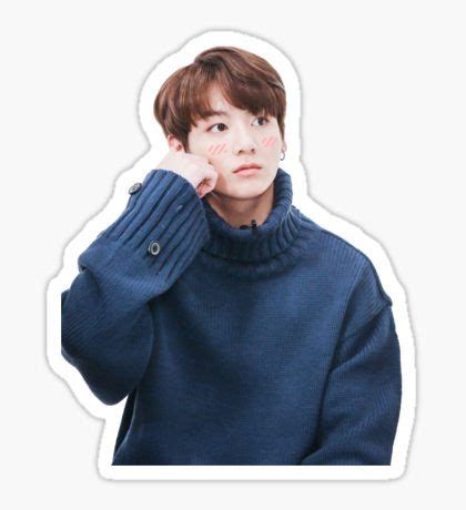 'Jungkook Sticker' Sticker by hollywood jurina | Bts jungkook, Bts ...