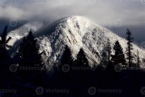 Rocky Mountains in winter 6253580 Stock Photo at Vecteezy