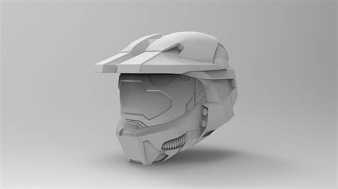 Halo Helmet 3D Model - TurboSquid 1269899