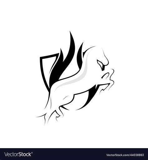 Fire horse logo Royalty Free Vector Image - VectorStock