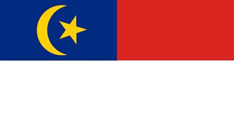 Premium Vector | Melaka Flag Bendera Malaysia