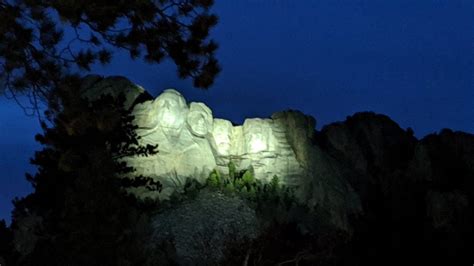 Mount Rushmore Night Lighting Ceremony | Shelly Lighting