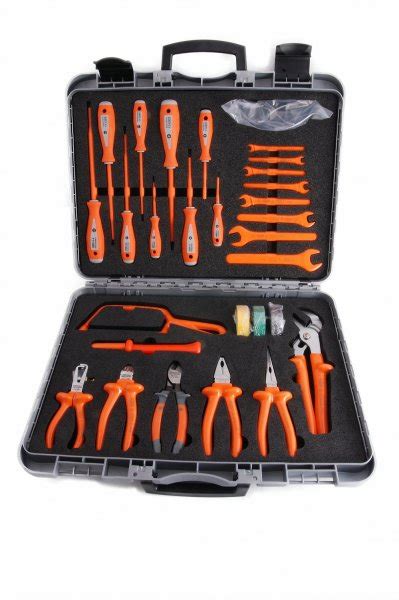 Boddingtons Electrical 1000V8 27 Piece Tool Kit - Insulated Tools For Live Line Working ...