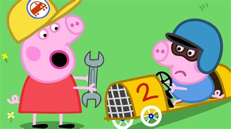 Peppa Pig Français | La Voiture De Course De Georges | Compilation ...