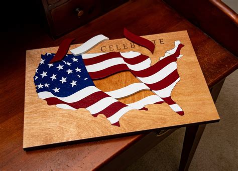 USA Flag Puzzle - Etsy